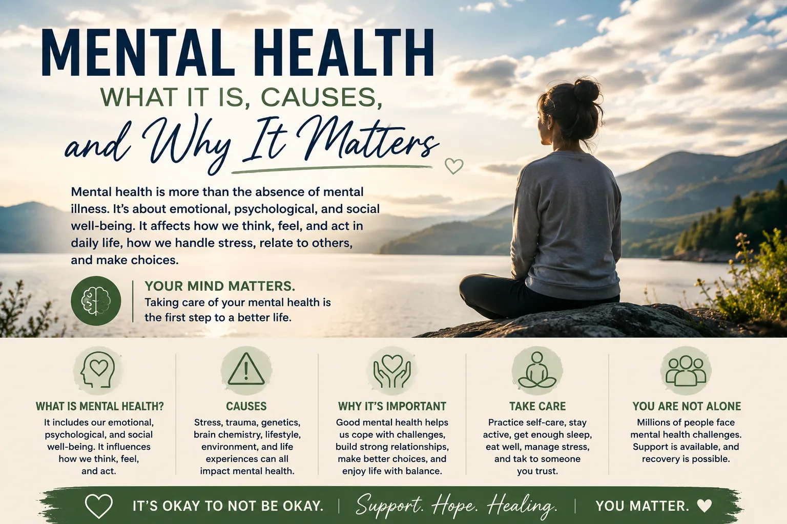 Mental Health – What It Is, Causes, and Why Mental Health Matters What Is Mental Health?
